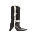 Bridge Cowboy Boot (Black/White)