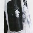 Roman Oversized Long Sleeved T-shirt (Faded White/Black)