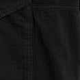 Elastic Mid-Rise Cargo Pants (Jet Black)