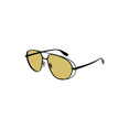 Aviator Shape Sunglasses (Black/Yellow)