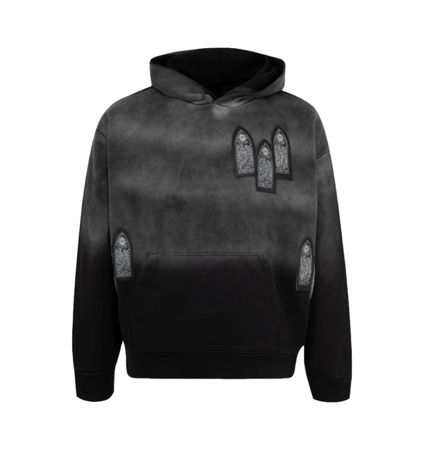 Faded Hooded Pullover (Coal)