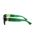 Cat-Eye Sunglasses (Green)