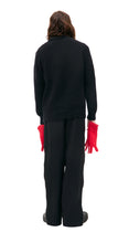 Gloves Mohair Jumper (Black/Red)