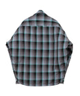 Check Puffer Shirt (Blue)