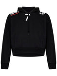 Moved Neckline Hoodie (Washed Black)