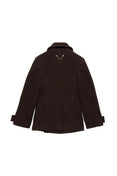 Wool Duffle Coat (Dark Brown)