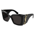 YSL Logo Sunglasses (Black)