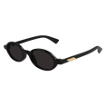 Oval Sunglasses (Black/Grey)