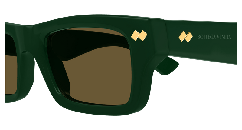 Dizzy Square Sunglasses (Green)
