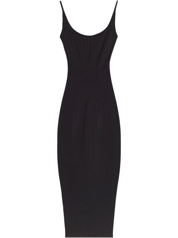 Sculpting Knit Dress (Black)