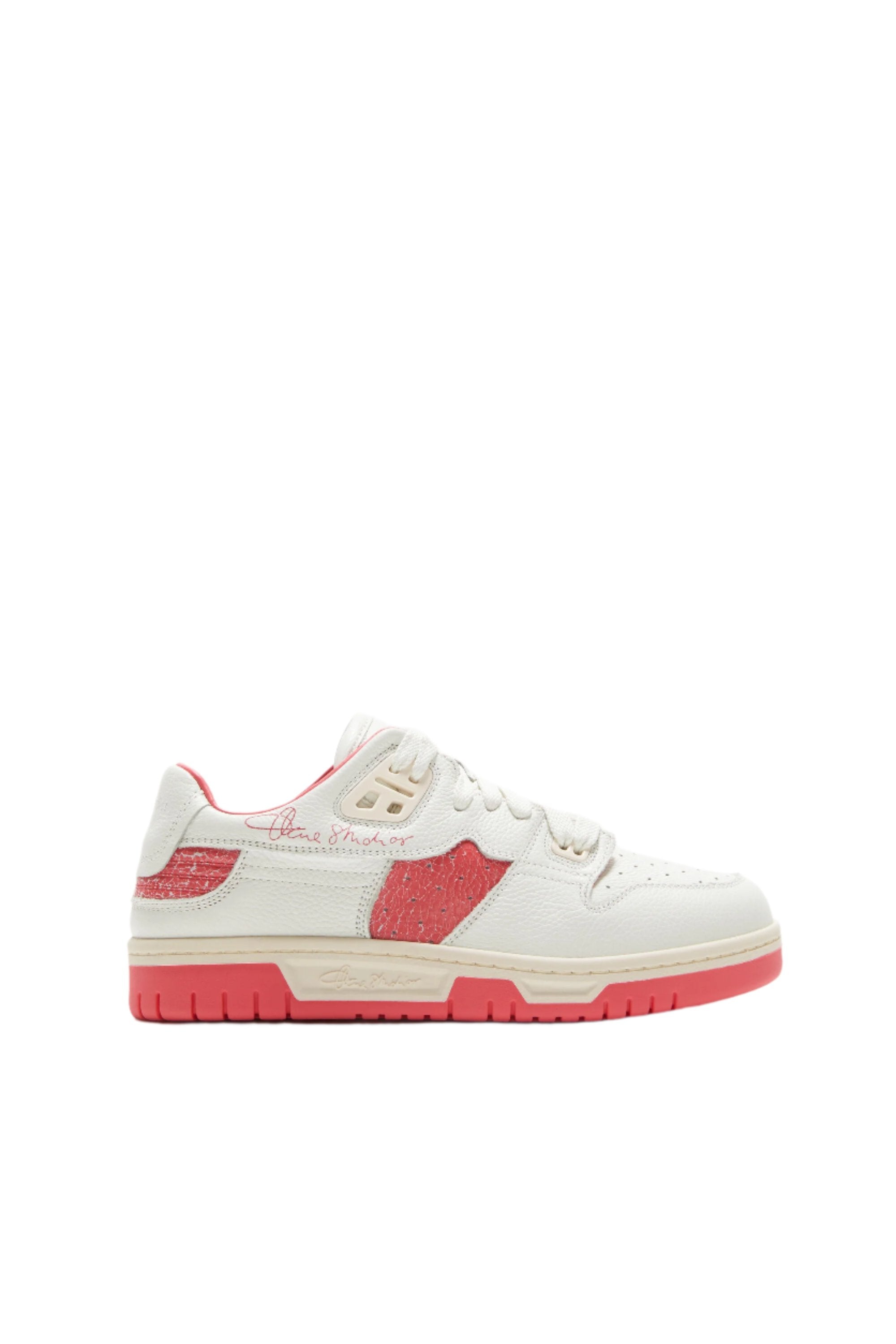 Low Top Sneakers (White/Electric Pink)