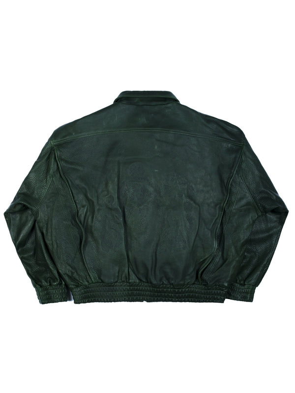 Painter's Wives Leather Library Jacket (Dark Green)