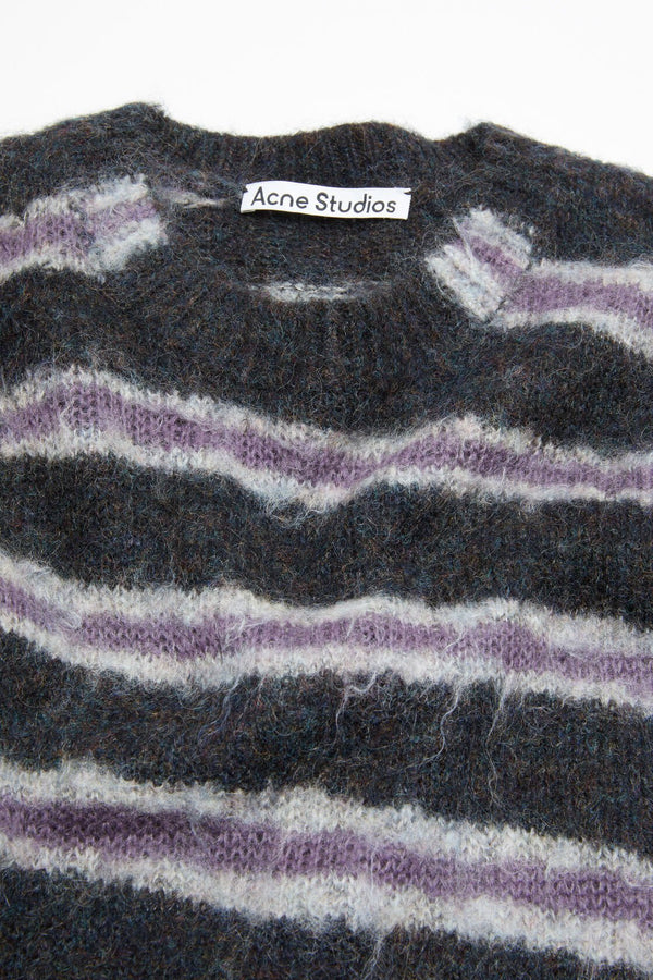 Mohair Blend Jumper (Dark Grey Melange/Mult)