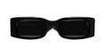 Women's Rectangular Sunglasses (Black)