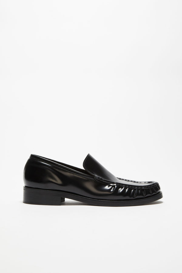 Leather Loafers (Black)