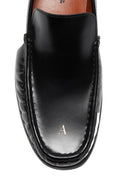 Men's Leather Loafers (Black)