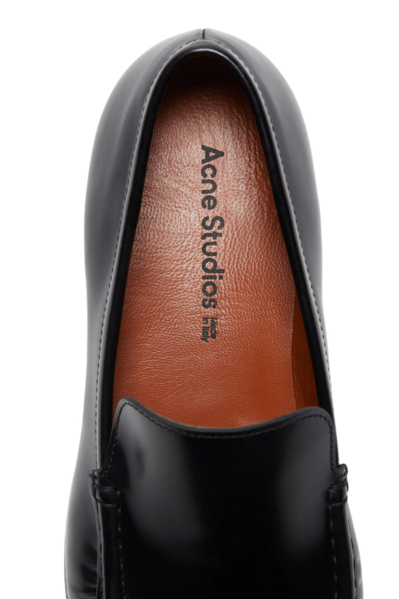 Leather Loafers (Black)