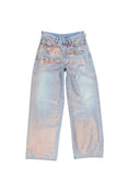 1981 U Glitter Dawn Jeans (Rose Copper/Light Blue)