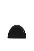 Wool Beanie With Rivet (Black)