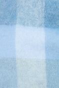 Mohair Checked Scarf (Light Blue/White/Powder Blue)