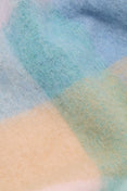 Mohair Checked Scarf (Baby Blue/Pink/Aqua)