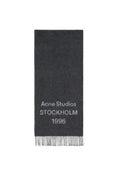 Wide Logo Scarf (Black/White)