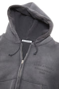 Sprayed Zip Hoodie (Faded Black)
