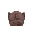 Fluffy Chunky Ears Beanie (Brown)