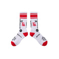 Saint Sinner Socks (White/Red)