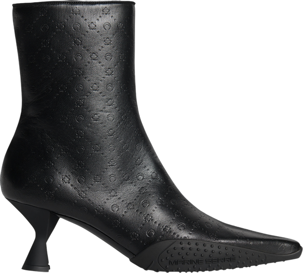 Leather Ankle Boots (Black)