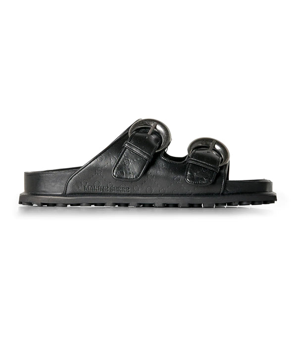 Men's Leather Sandal (Black)