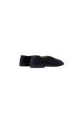 Flat Piped Slippers (Black/Dark Chocolate)