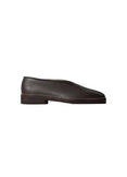 Women's Piped Crepe Slippers (Dark Brown)