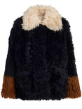 Long-hair Shearling Jacket (Lightnavy)