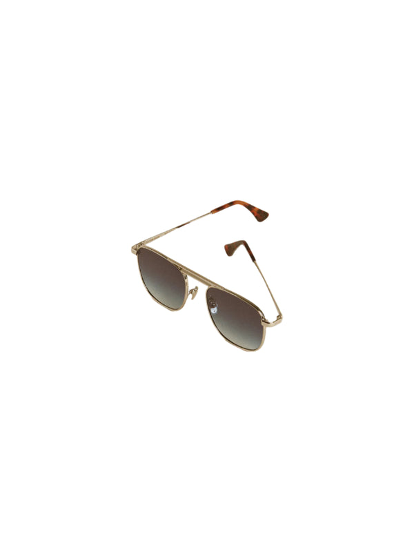 Aviator Style Sunglasses (Silver/Blue)