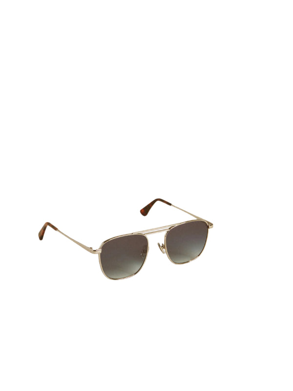 Aviator Style Sunglasses (Silver/Blue)