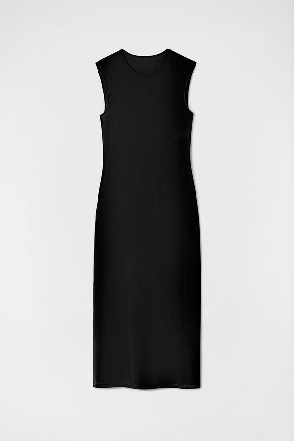 Slim Midi Dress (Black)