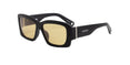 x Linda Farrow Croisiere Sunglasses (Black/Silver/Amber)