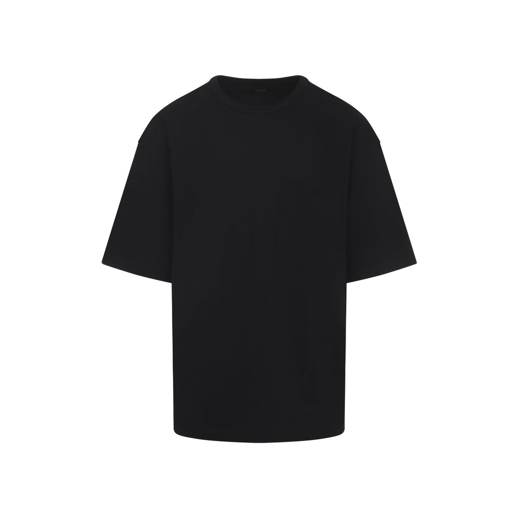 Boxy Short Sleeve T-shirt (Black) – tons-shop