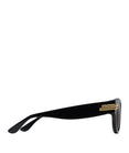 Mitre Oval Sunglasses (Black/Grey)