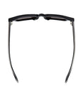 Tri-Fold Square Sunglasses (Black/Grey)