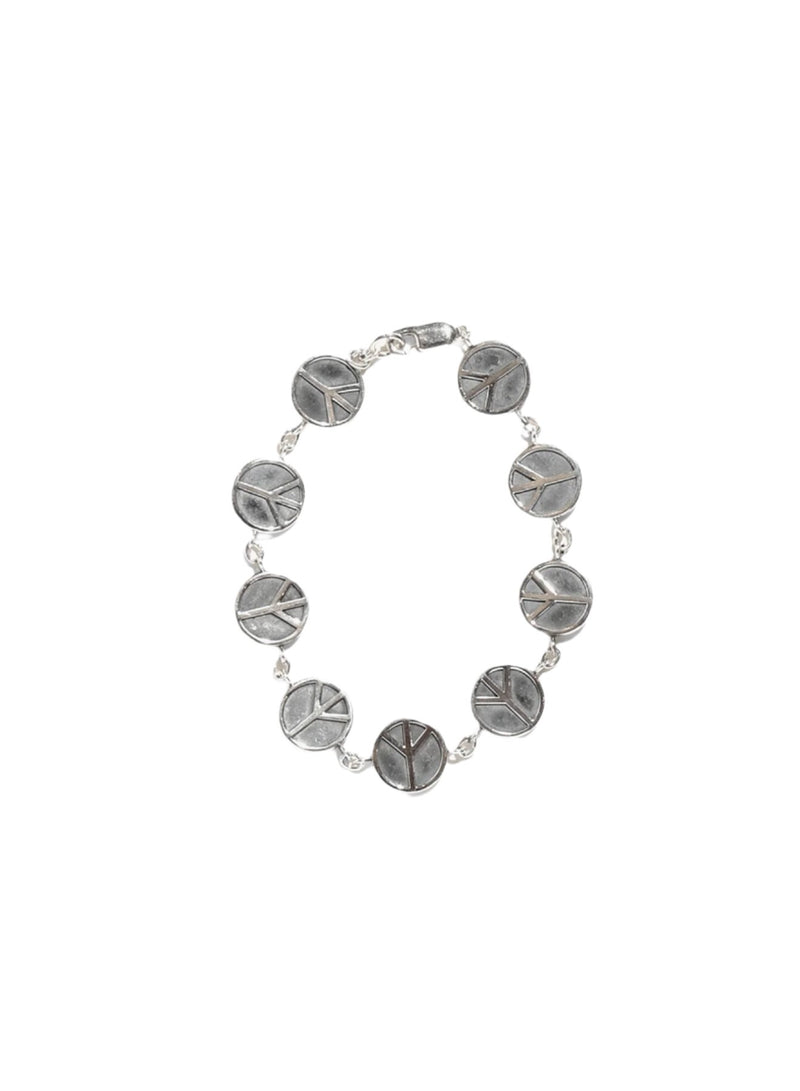 Peace Coin Bracelet (Silver)