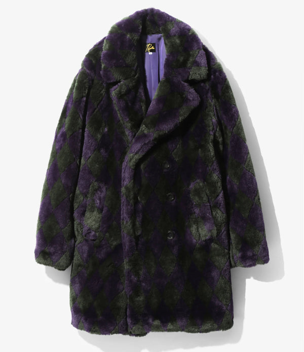 Needles Pea Coat (Green/Purple)