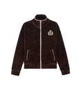 NY Crest Velour Track Jacket (Chocolate)