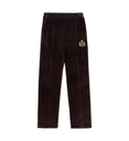 NY Crest Velour Track Pants (Chocolate)