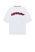 Gothic Logo Hybr Baseball Shirt (White/Red)