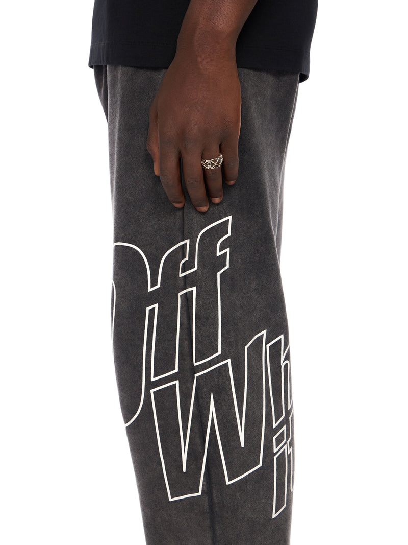 Outline Arrow Sweatpants (Vintage Black)