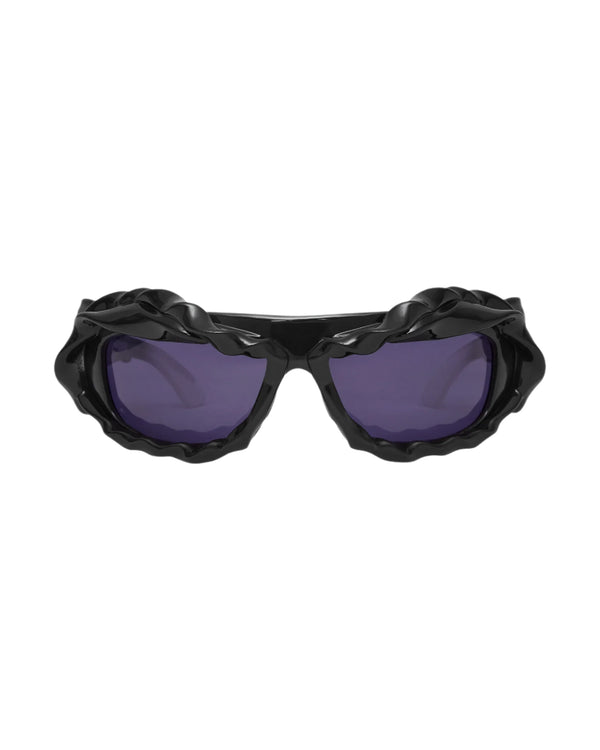 Twisted Sunglasses (Blue/Black)