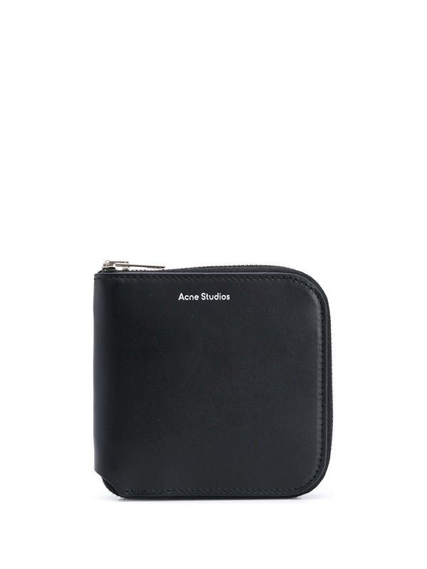 Bi-Fold Zipped Wallet (Black)