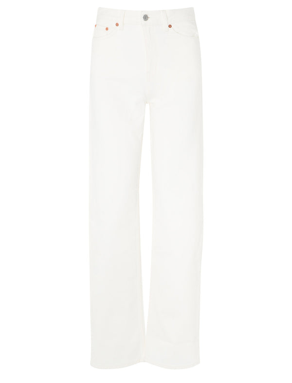 Wide Leg Jeans (Off White)